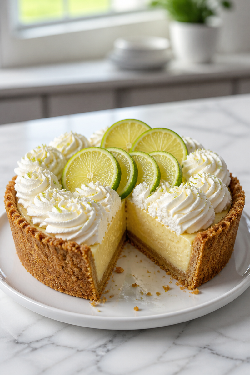 Decadent Key Lime Pie with Graham Cracker Crust