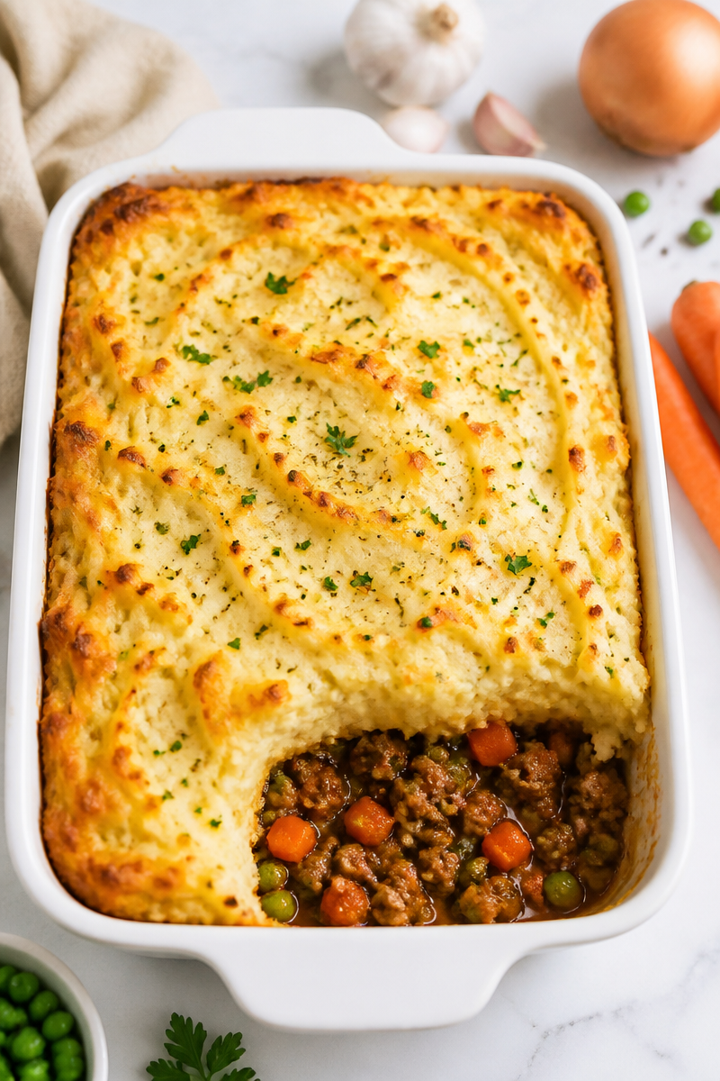 Classic Beef Shepherd Pie with Mashed Potato Crust