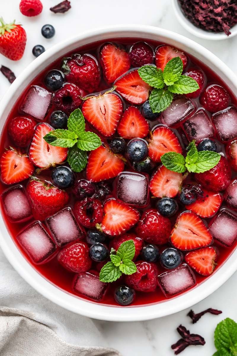 Refreshing Iced Berry Hibiscus Tea Recipe 6 Refreshing Iced Berry Hibiscus Tea Recipe