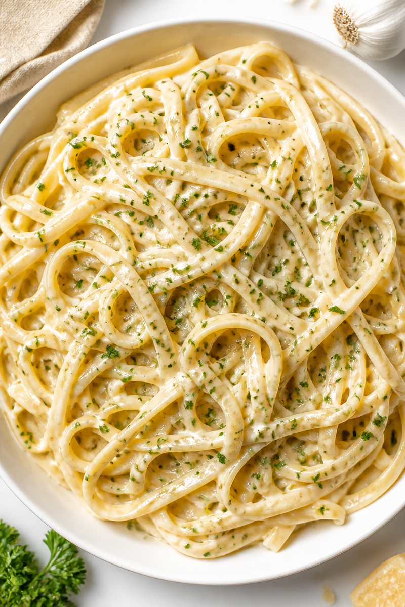 Creamy Homemade Garlic Parmesan Pasta 6 Creamy Homemade Garlic Parmesan Pasta