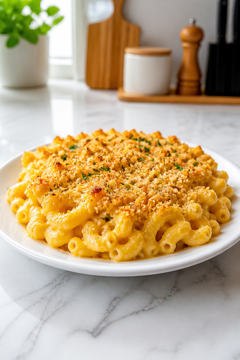 Creamy Homemade Macaroni and Cheese Casserole