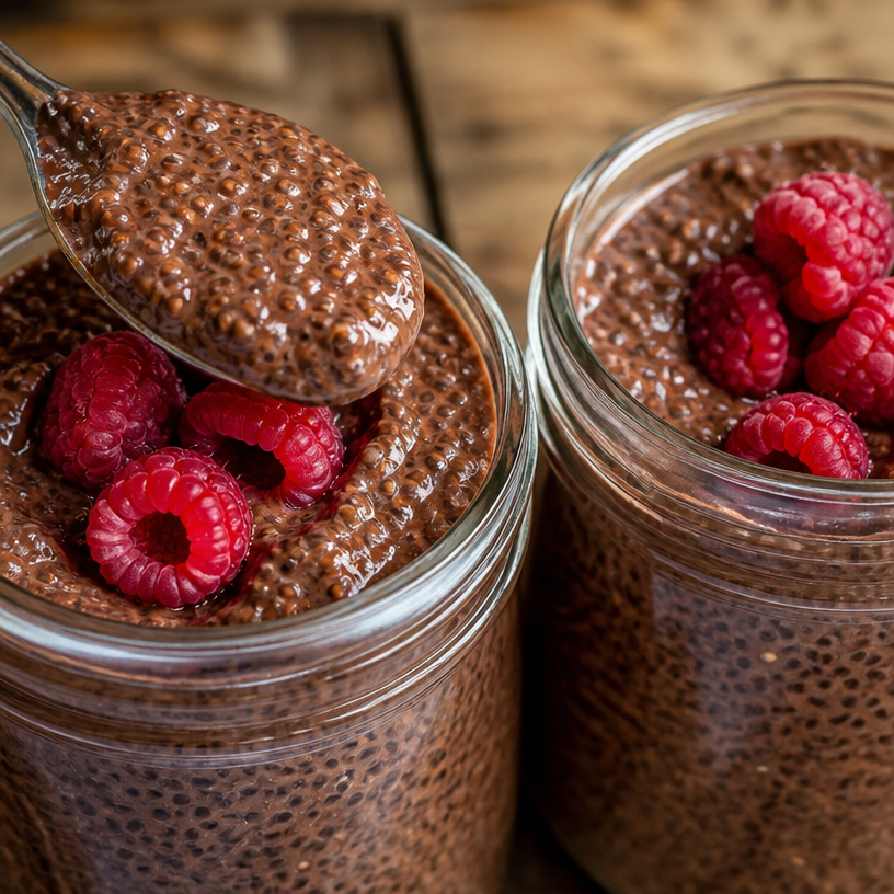 Pudding de Chia au Chocolat