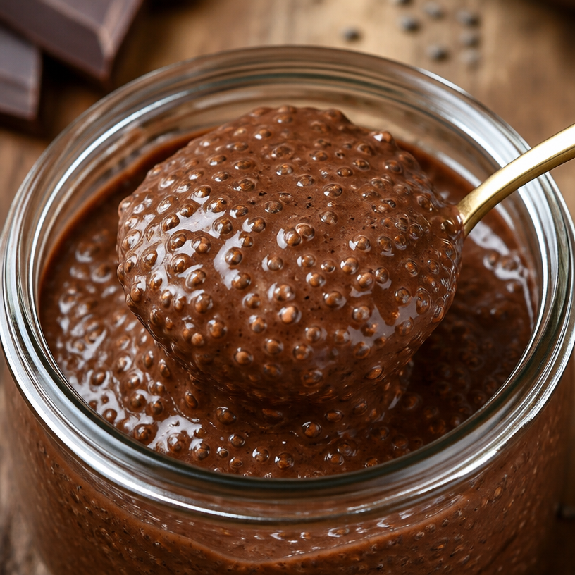 Pudding Chia au Chocolat Velouté