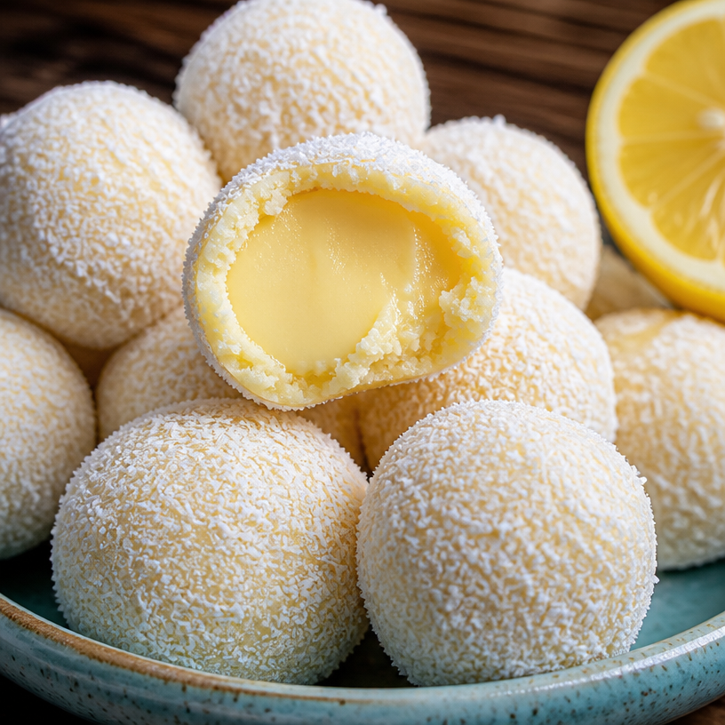 Truffes au citron sans cuisson