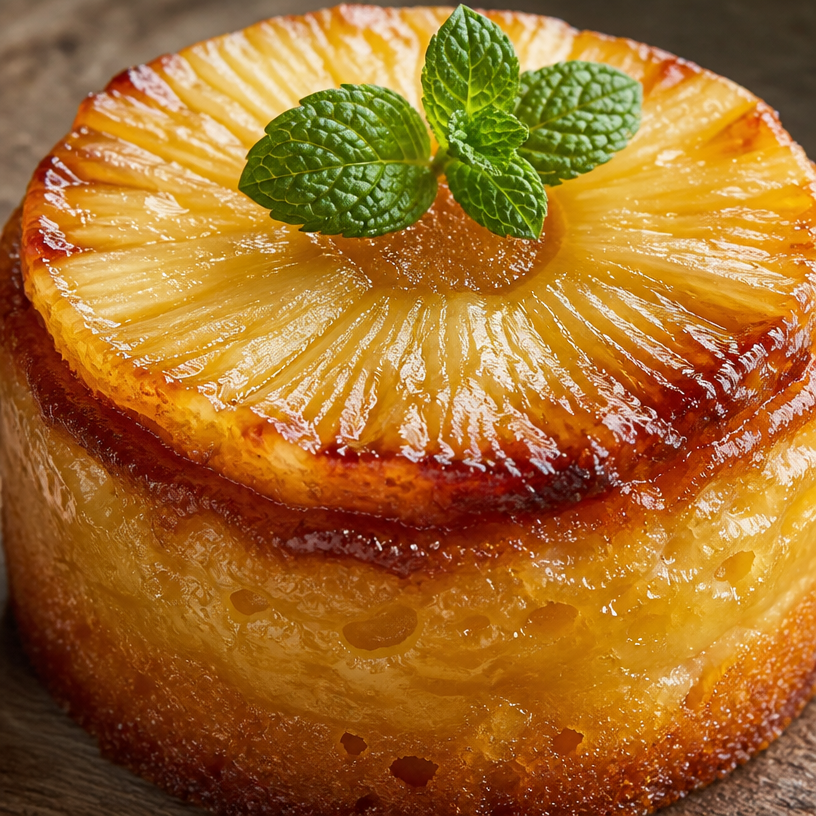 Petits Moelleux Renversés Ananas Mascarpone