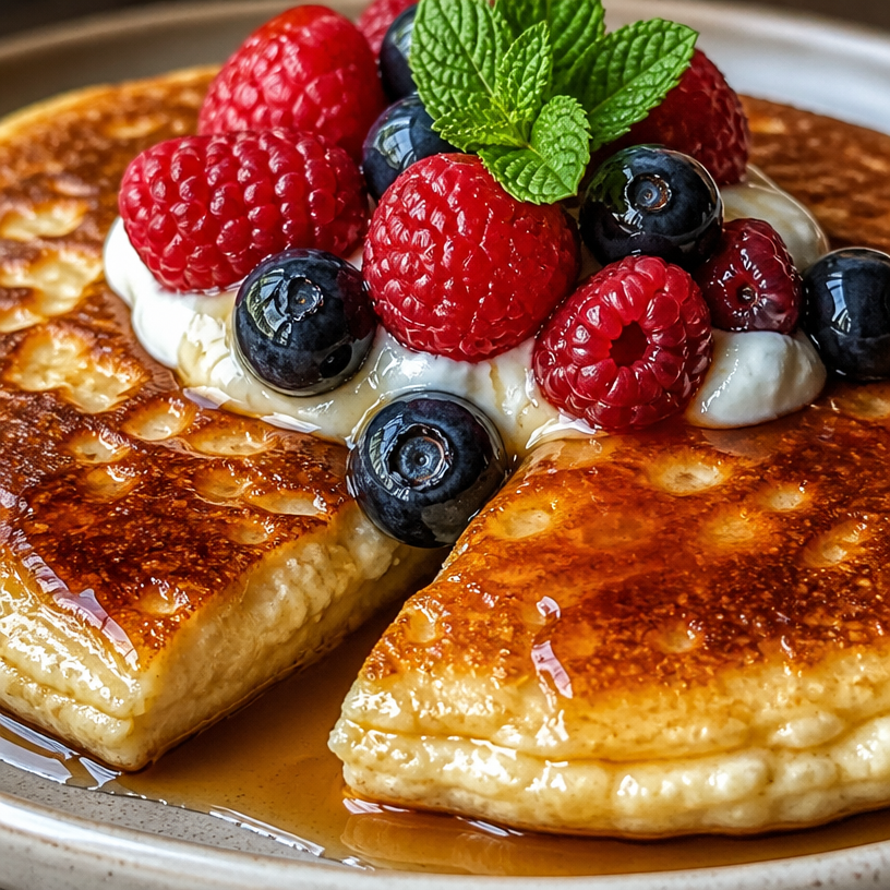 Easy Cottage Cheese Pancakes