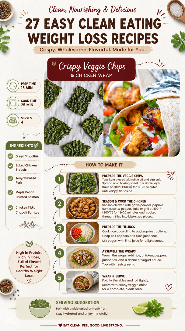 27 Easy Clean Eating Weight Loss Recipes