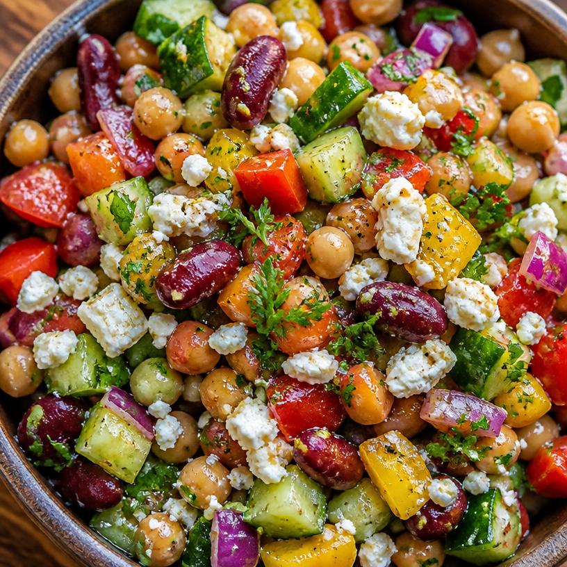 High Protein Vegetarian Salad
