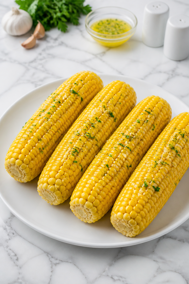 Classic Garlic Butter Corn on the Cob
