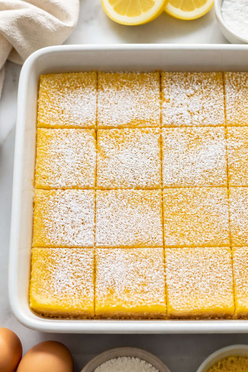 Classic Lemon Bar with Shortbread Crust