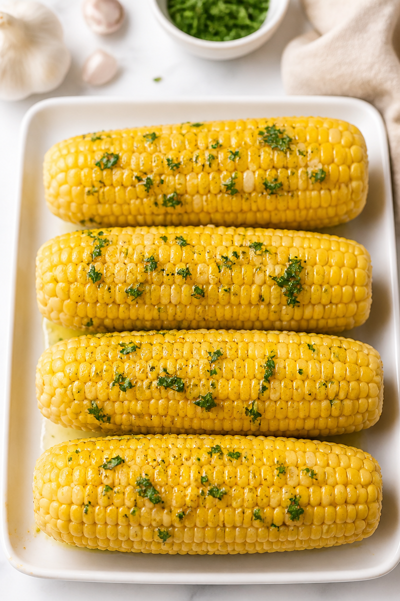 Classic Garlic Butter Corn on the Cob