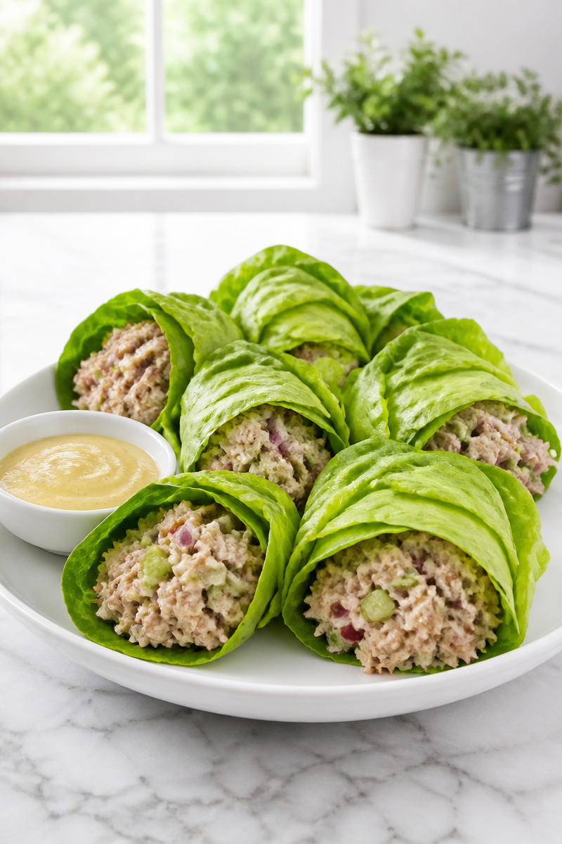 Classic Tuna Salad Lettuce Wrap