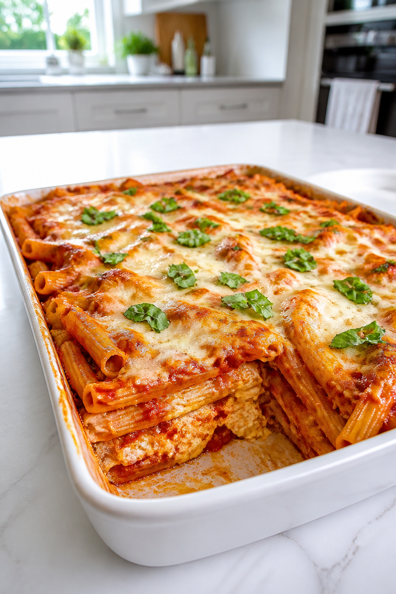 Classic Baked Ziti Pasta Casserole 5 Classic Baked Ziti Pasta Casserole