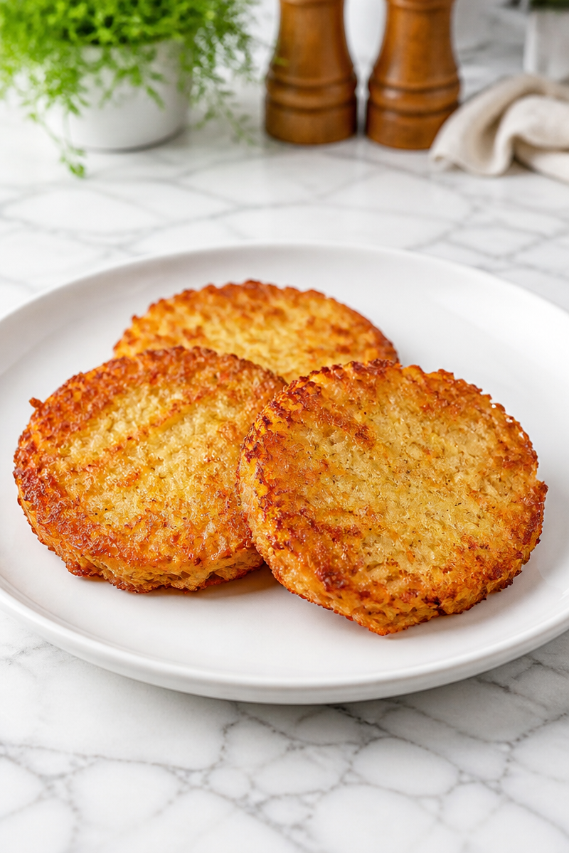 Homemade Crispy Hash Brown Patty