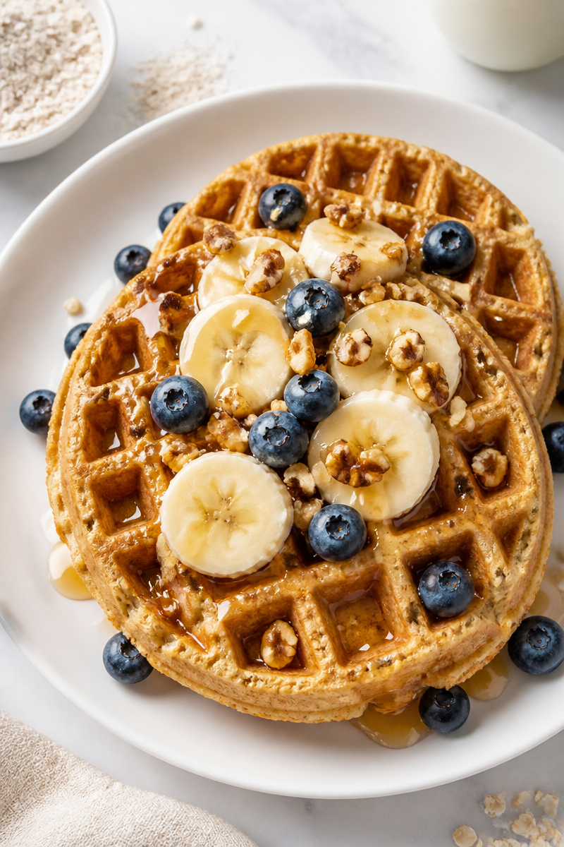 Fluffy High Protein Vanilla Waffle