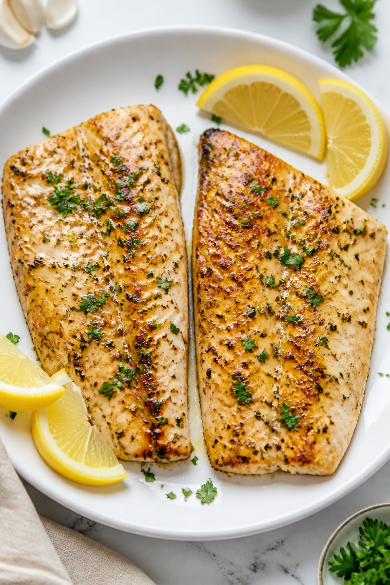 Air Fryer Garlic Butter Mahi Mahi Filet