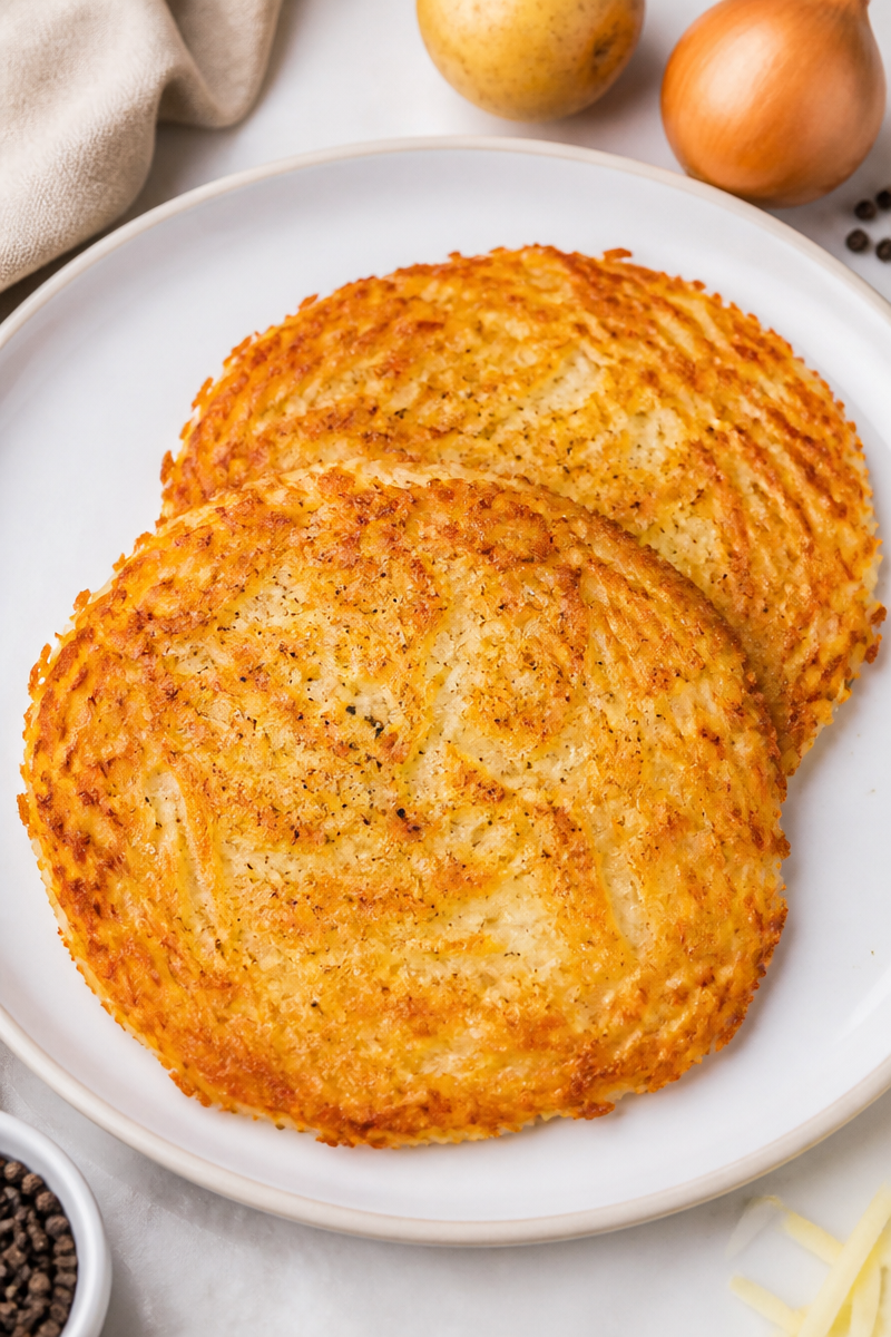 Homemade Crispy Hash Brown Patty