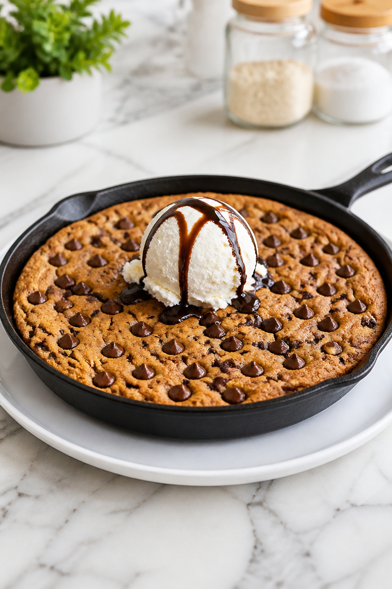 Decadent Chocolate Chip Cookie Skillet 5 Decadent Chocolate Chip Cookie Skillet