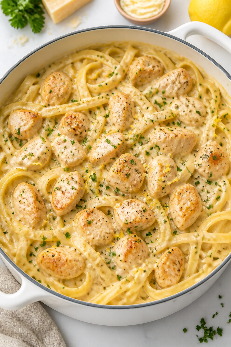 One-Pot Creamy Lemon Parmesan Chicken Pasta 6 One-Pot Creamy Lemon Parmesan Chicken Pasta