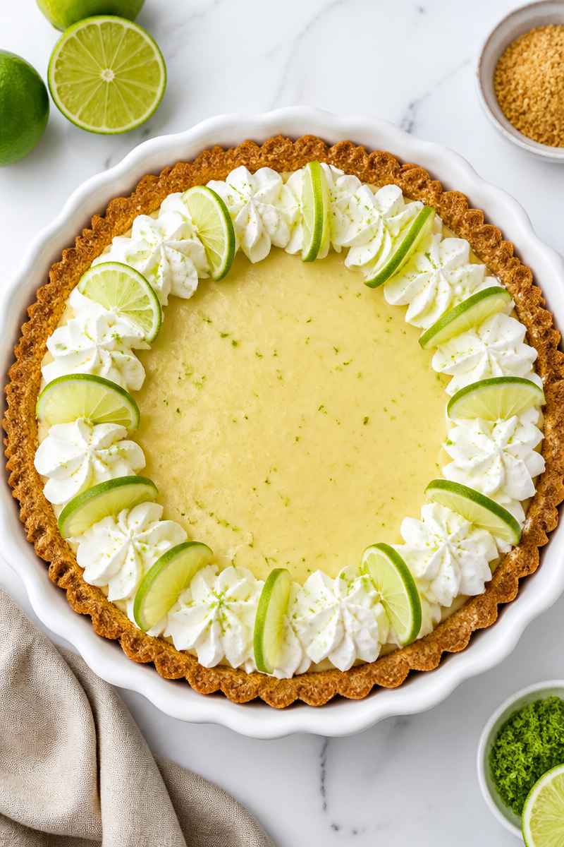 Classic Southern Key Lime Tart