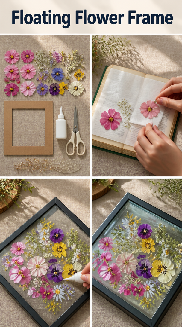 Floating Flower Frame