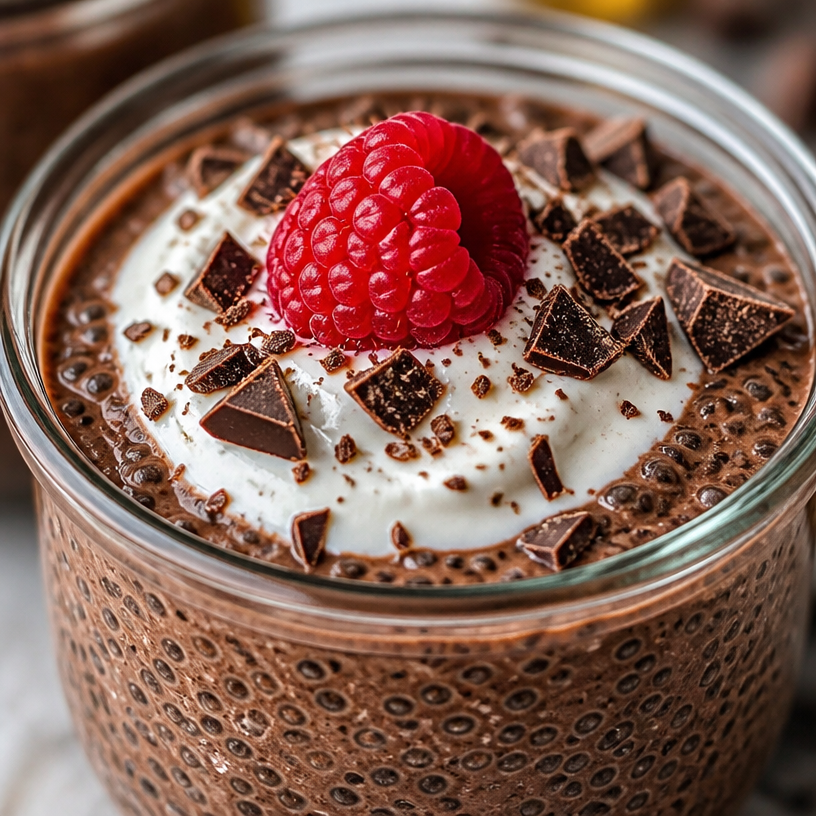 Chocolat Chia Pudding Sain