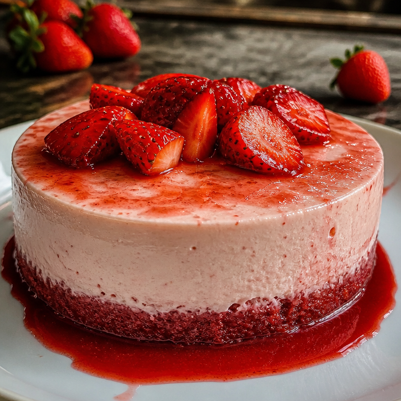 Mousse aux fraises facile