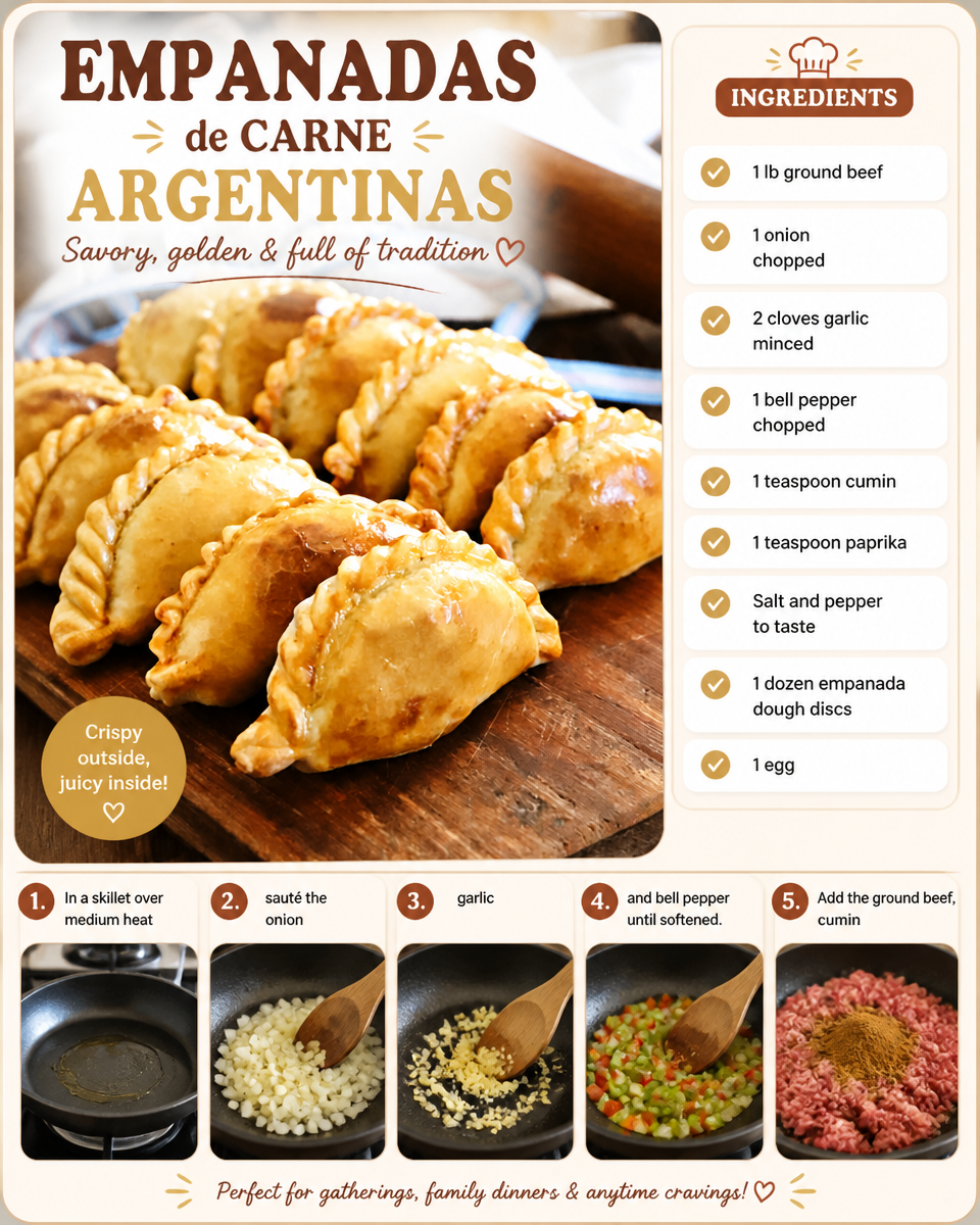 Argentinian Meat Empanadas