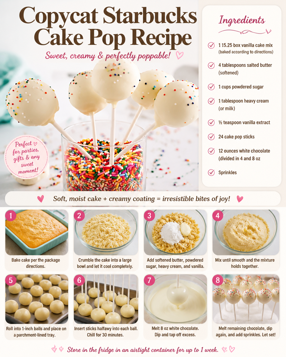 Copycat Starbucks Cake Pop Recipe