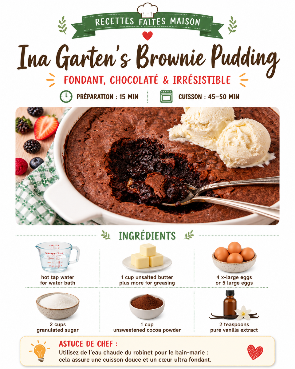 Ina Garten's Brownie Pudding