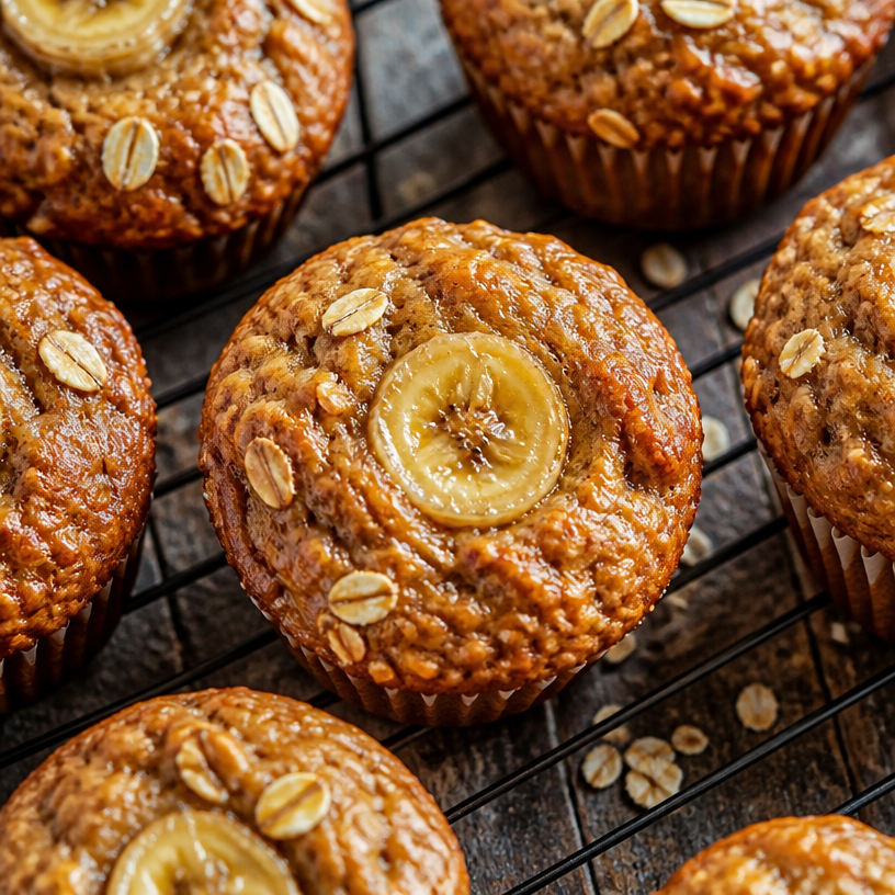 High Protein Banana Muffins
