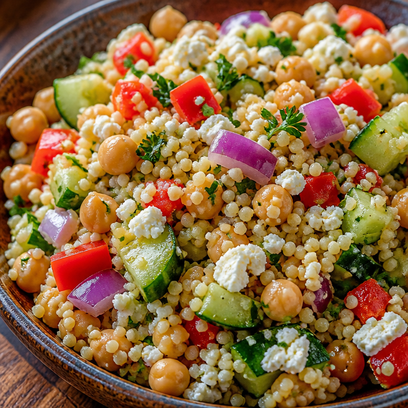 Healthy Mediterranean Couscous Salad
