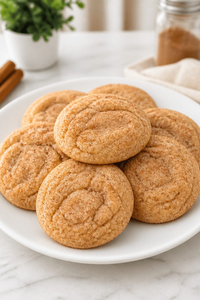 Classic Chewy Cinnamon Snickerdoodle Cookie Classic Chewy Cinnamon Snickerdoodle Cookie