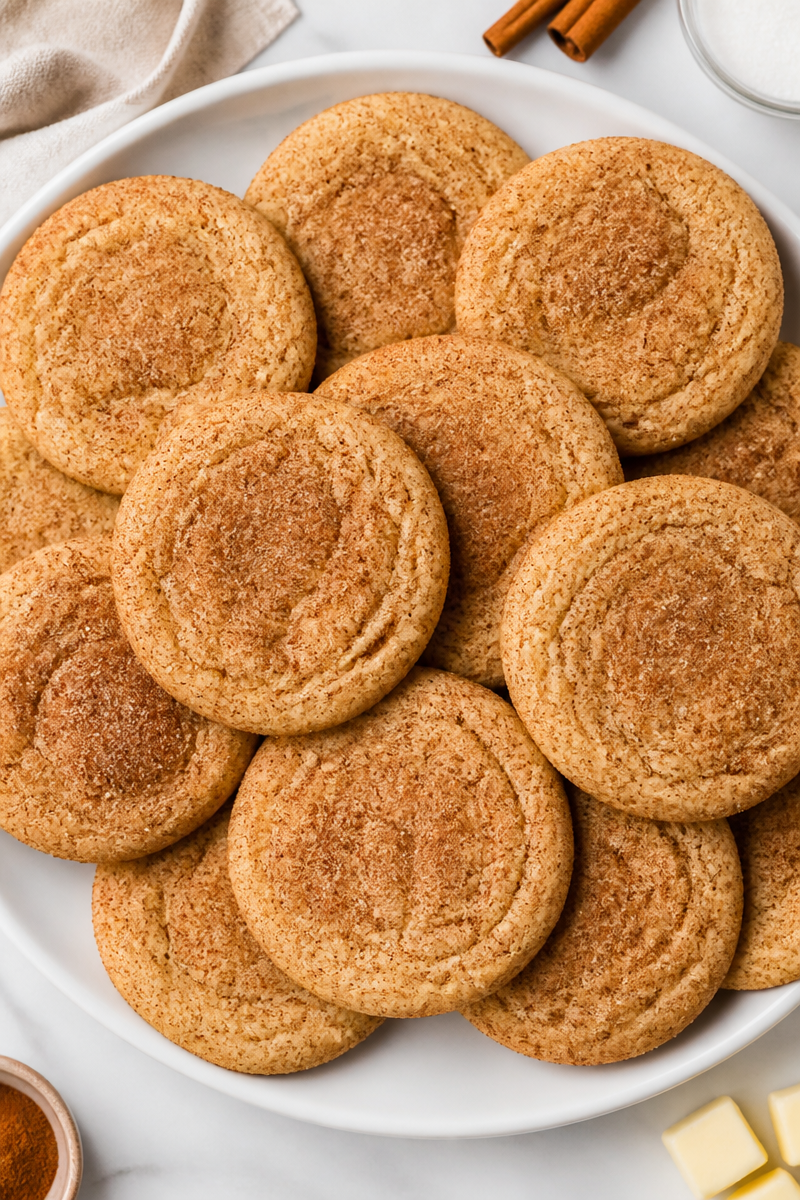 Classic Chewy Cinnamon Snickerdoodle Cookie Classic Chewy Cinnamon Snickerdoodle Cookie