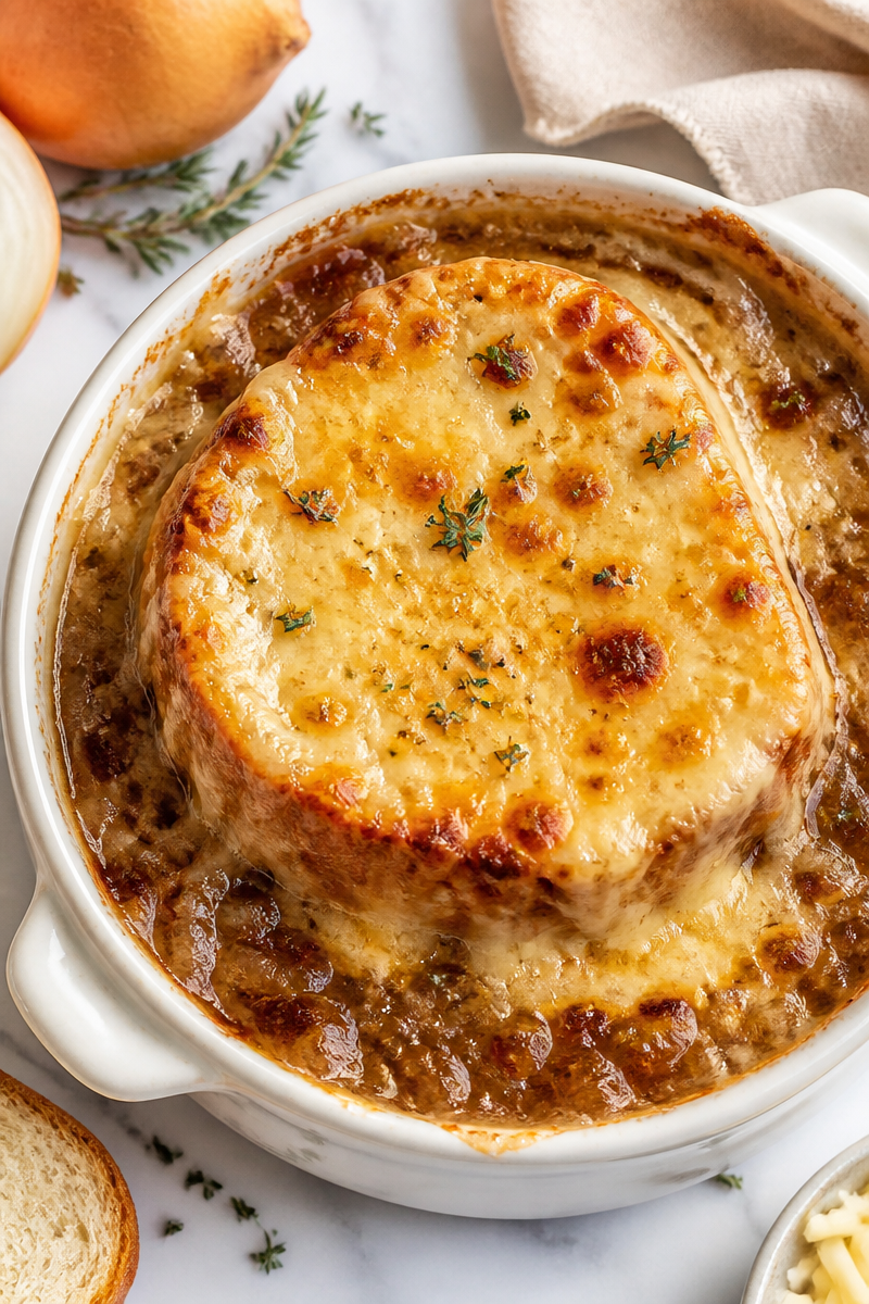 Classic Homemade French Onion Soup