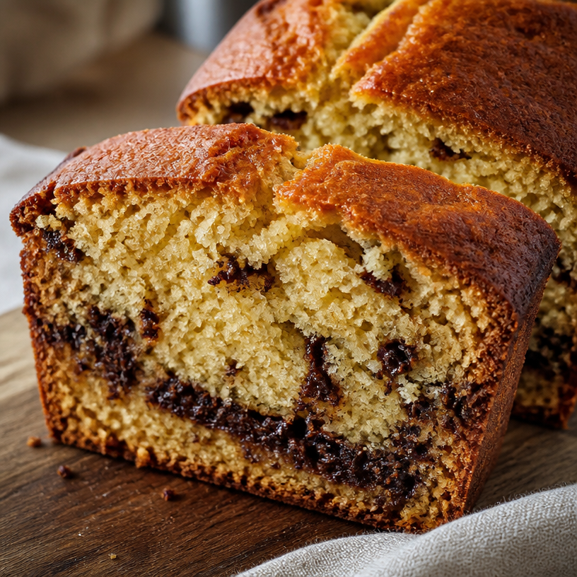 Gâteau au beurre avec chocolat