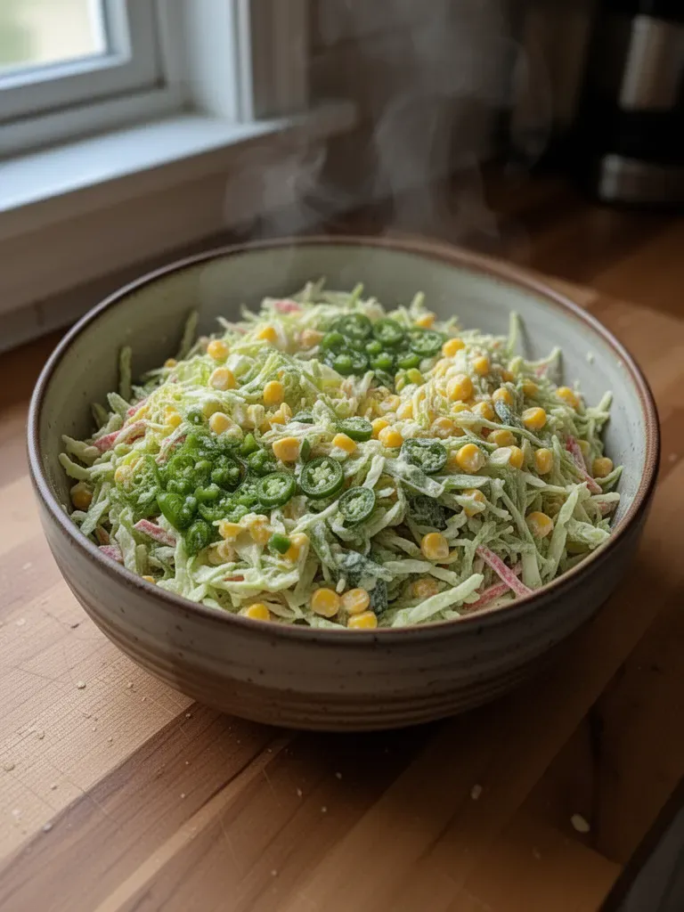 Jalapeño Corn Coleslaw
