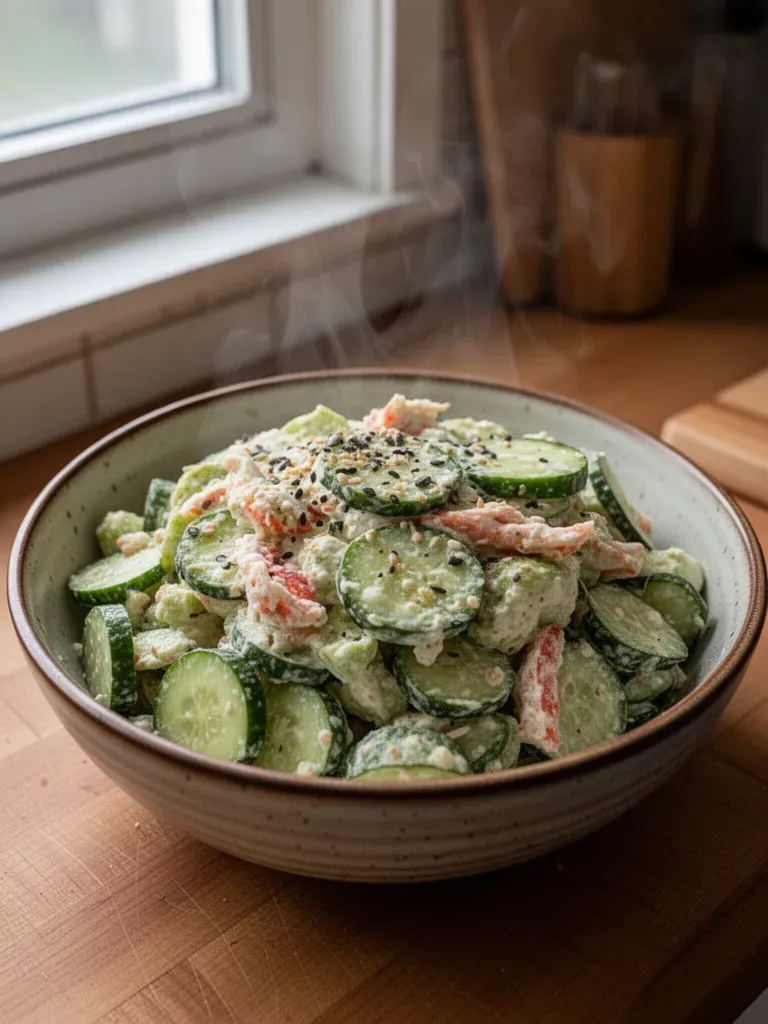 Easy California Roll Cucumber Salad: A Fresh and Simple Favorite