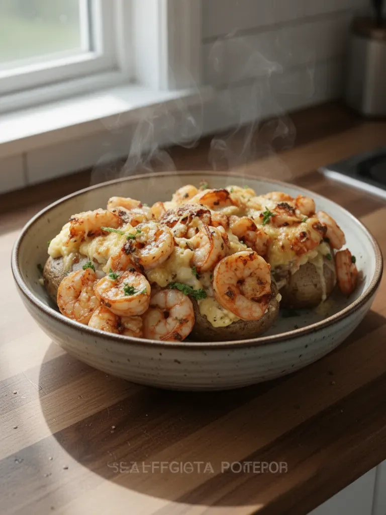 Seafood Stuffed Potatoes Recipe