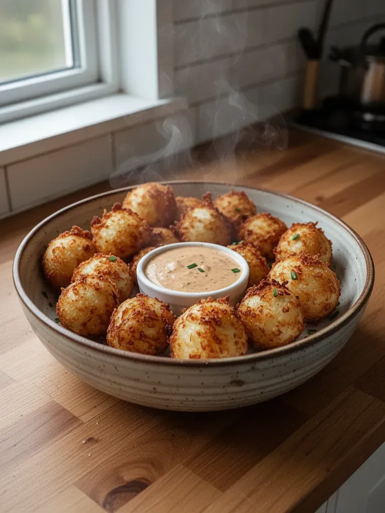 Crispy Deep Fried Onion Balls