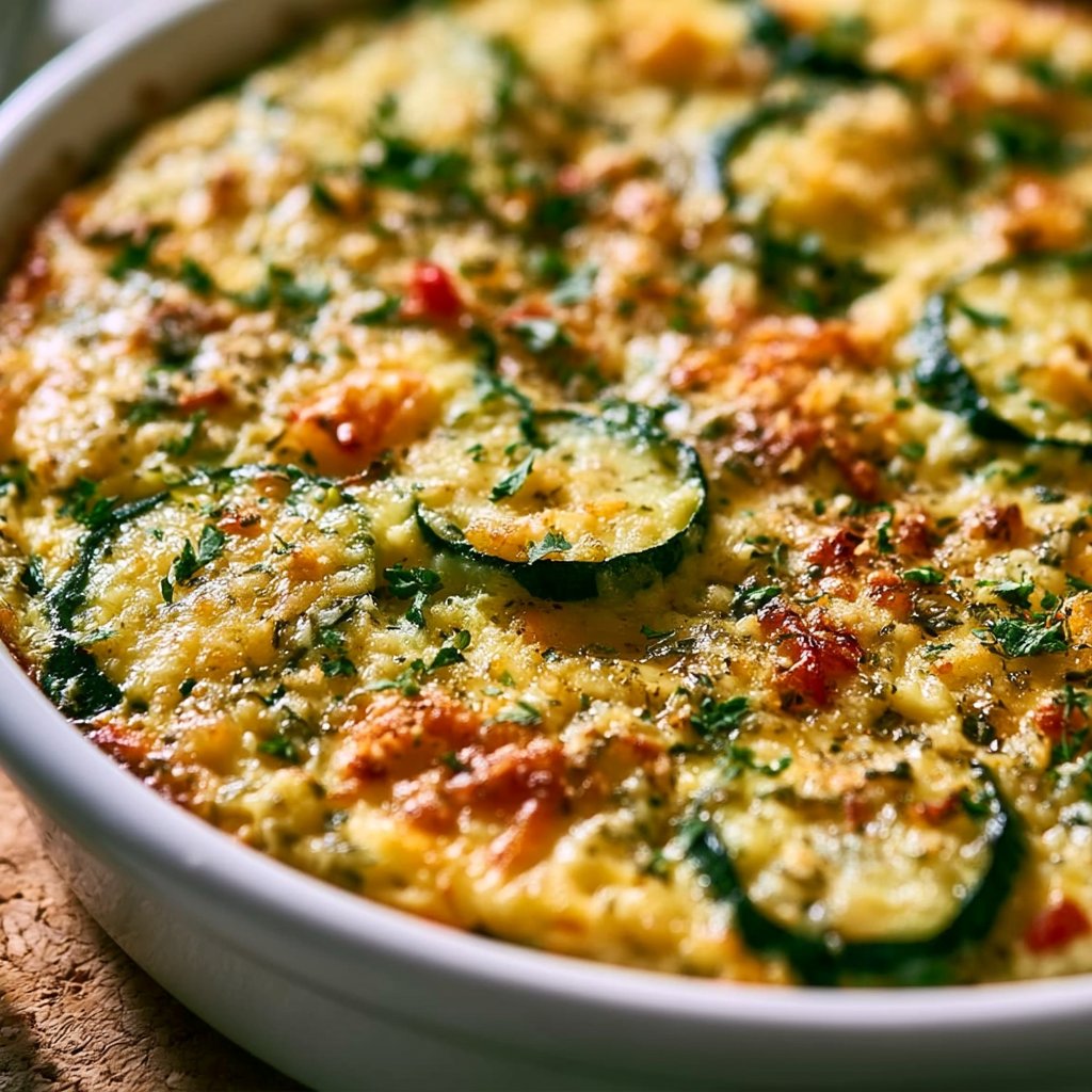 Cremiger Zucchini Auflauf