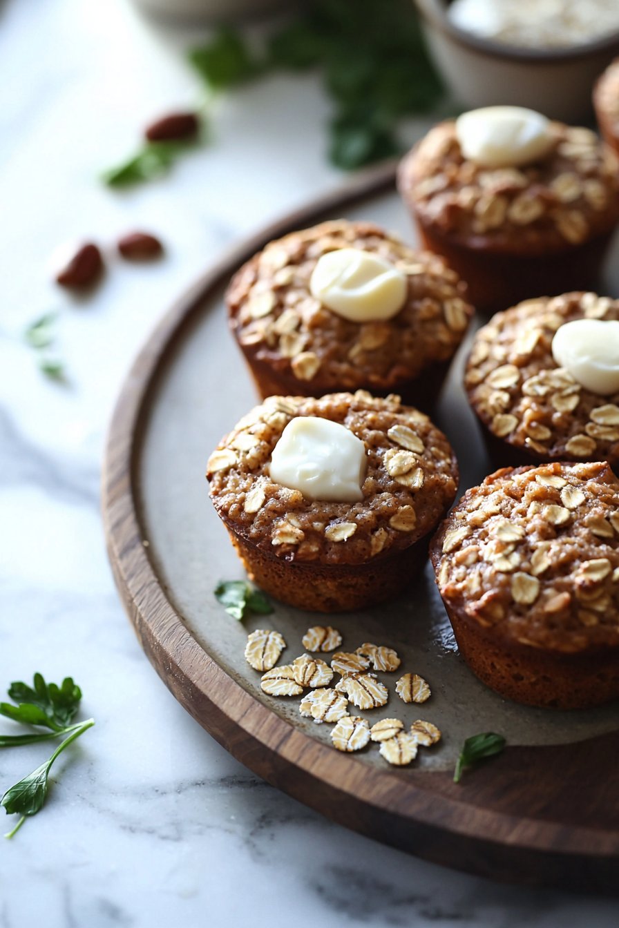 Sweet Oatmeal Breakfast Muffins
