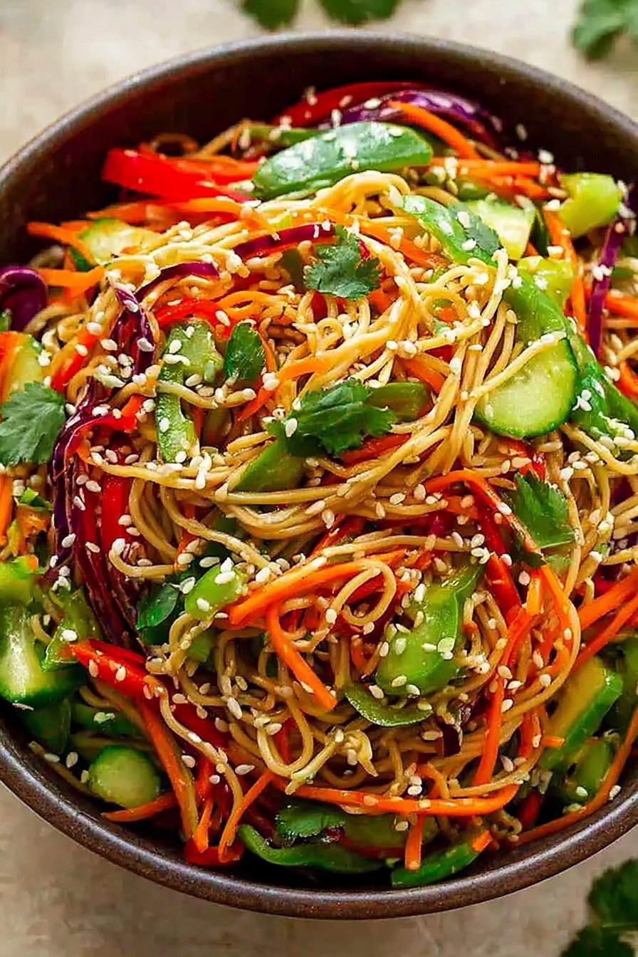 Tasty Sesame Noodle Salad