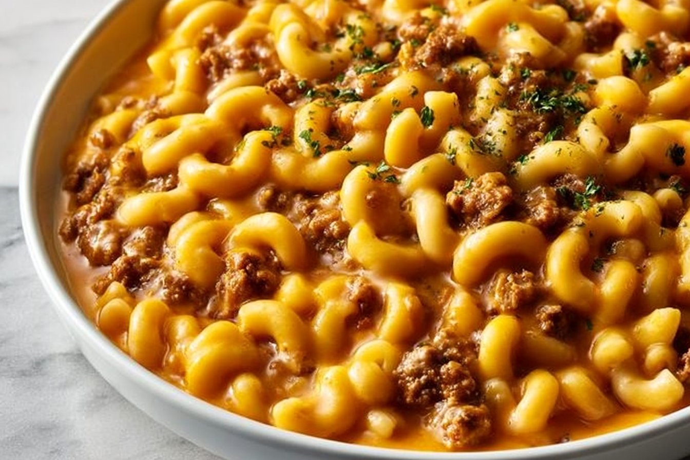 Cheesy Hamburger Helper