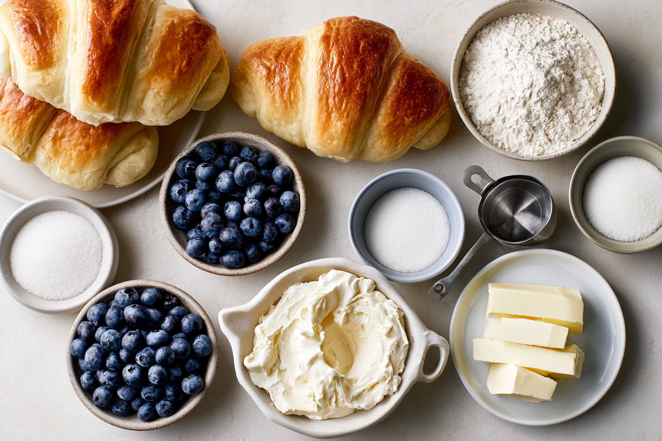 Blueberry Cheesecake Crescent Rolls