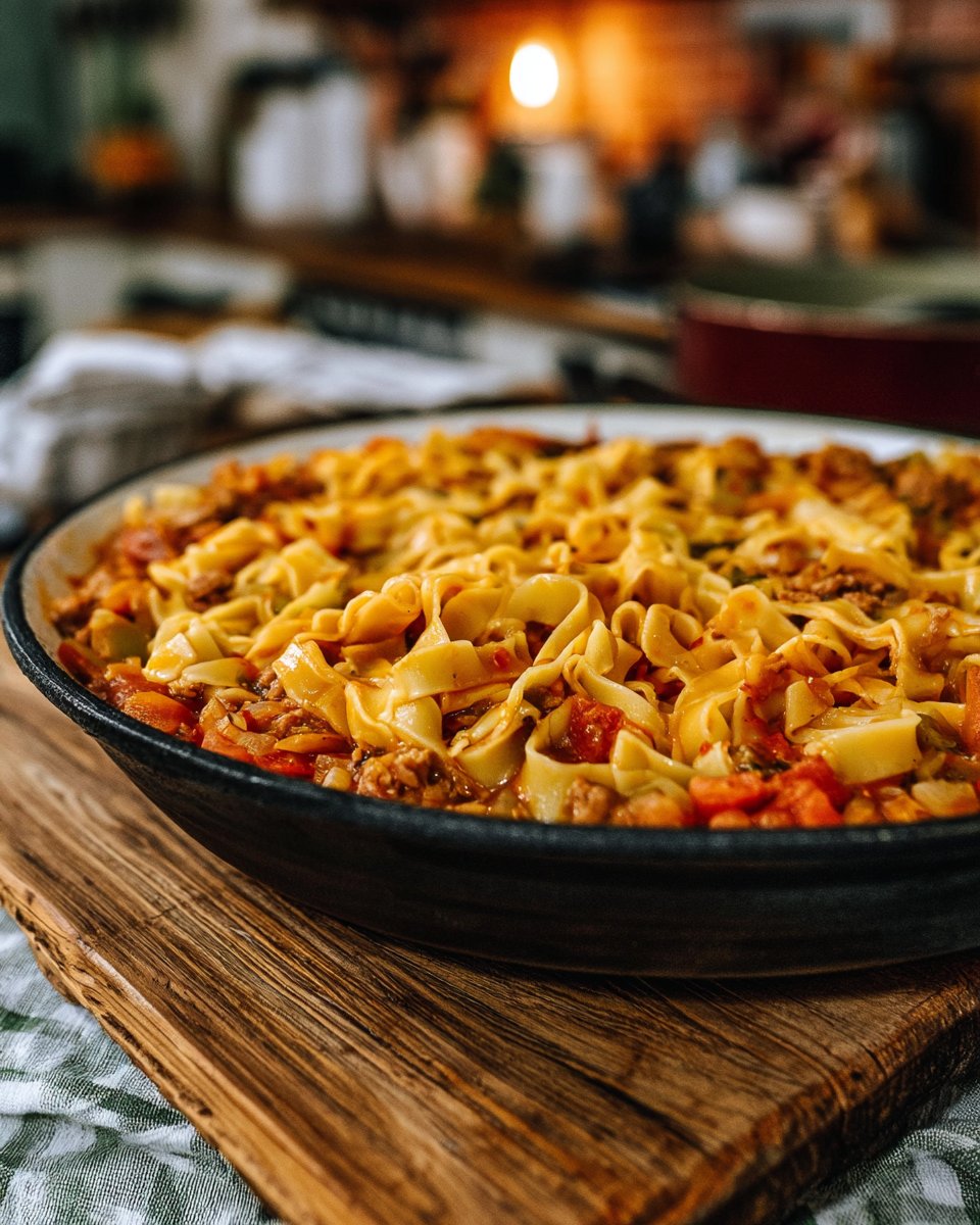 Italian Drunken Noodles Recipe