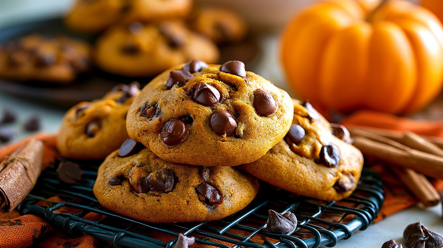 The BEST Pumpkin Chocolate Chip Cookies