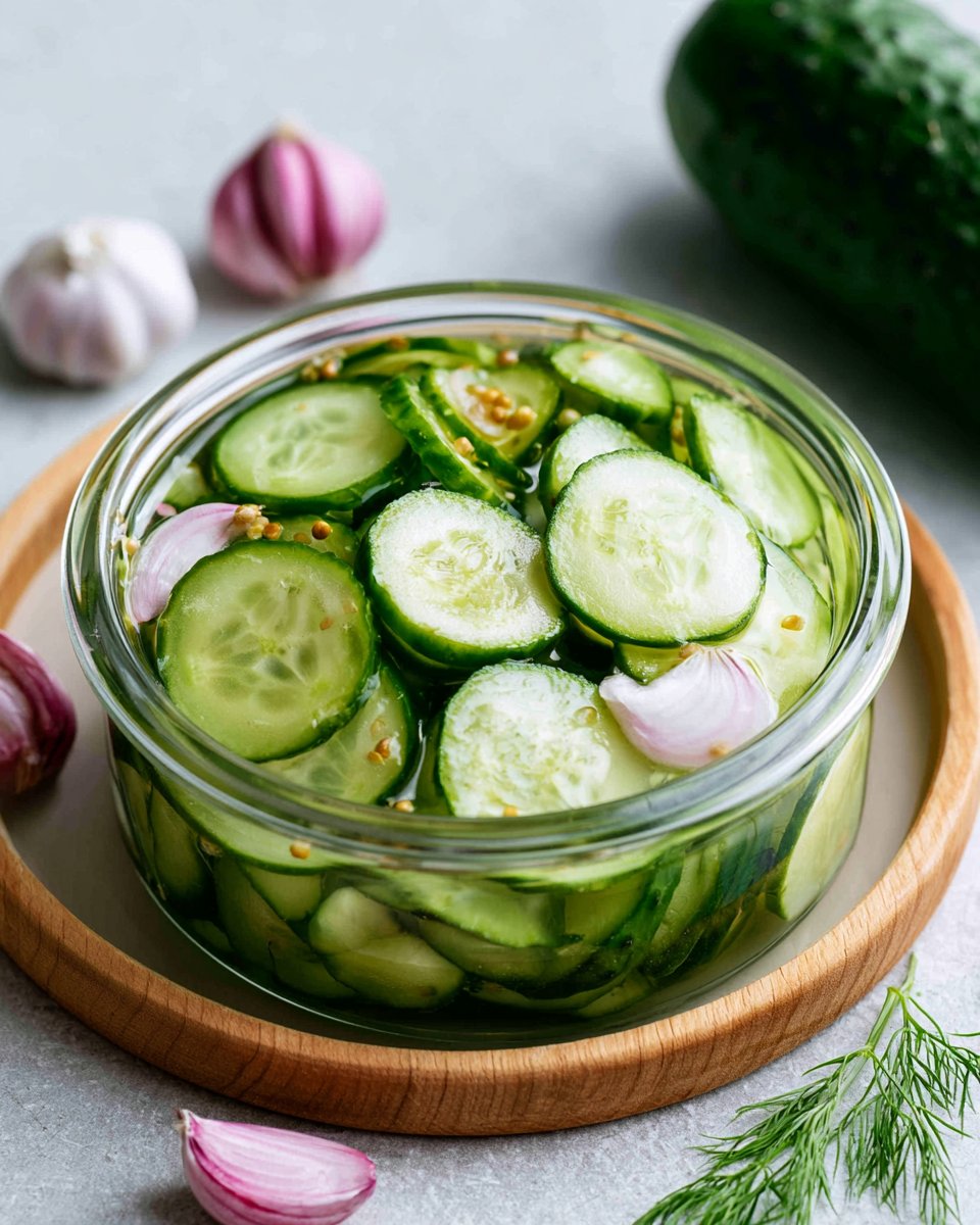 Quick Pickled Cucumbers