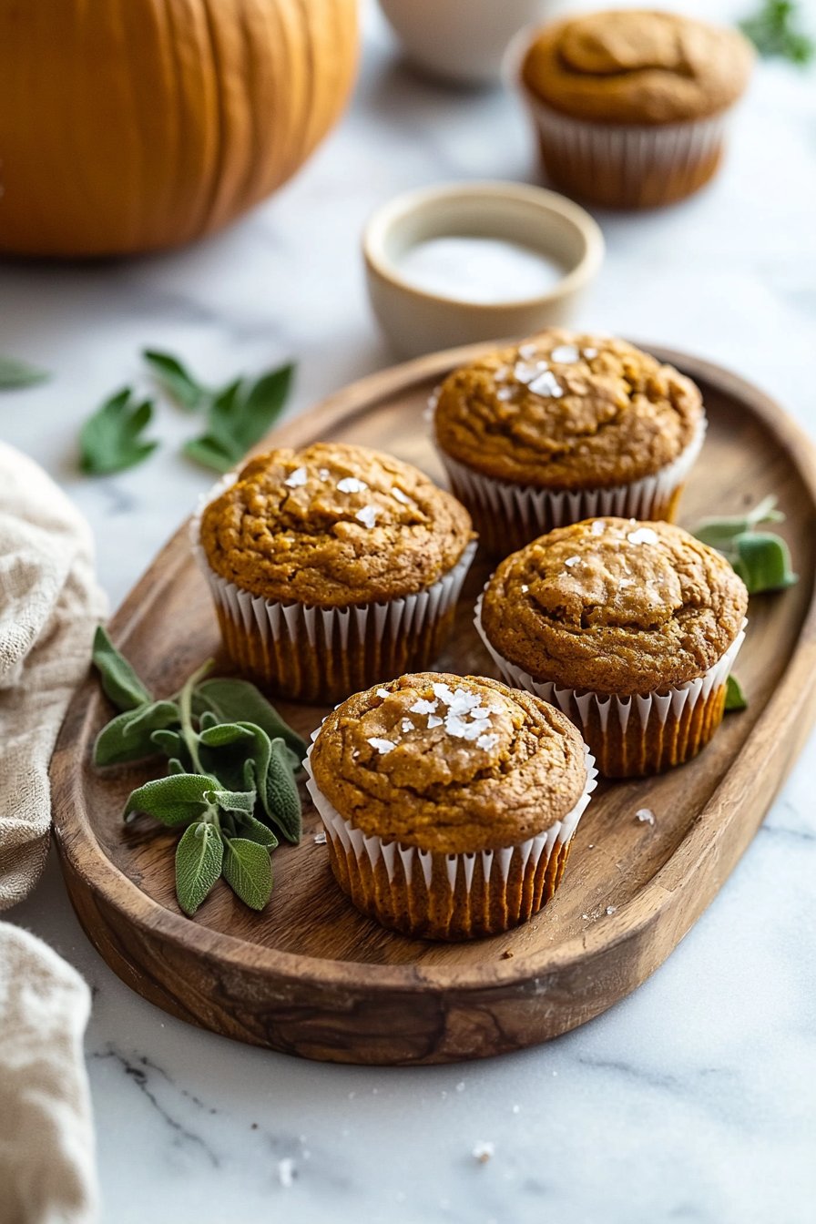 Einfache vegane Kürbismuffins