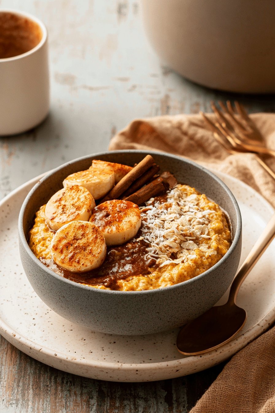 Pumpkin Spice Latte Overnight Oatmeal